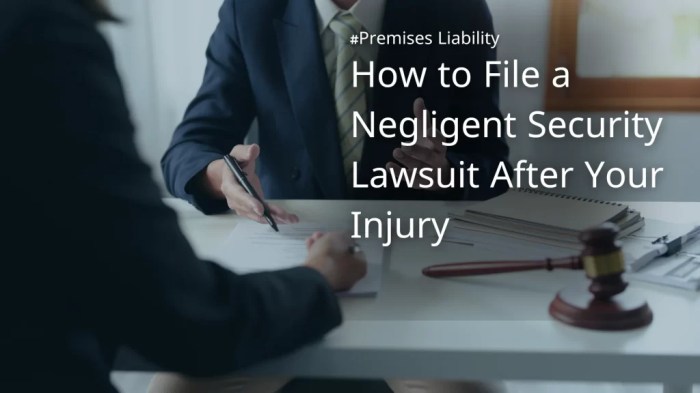 How to File a Negligent Security Lawsuit After Your Injury - Jonathan R ...
